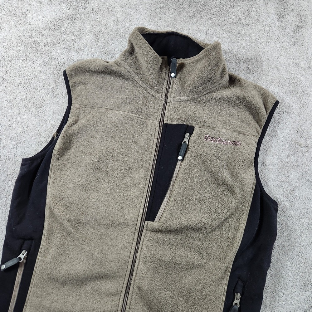 Badlands Beartooth Vest Mens Size M Medium Sleeveless Polyester Outdoor Olive